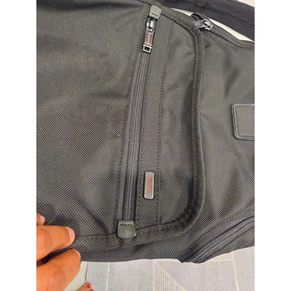 TUMI Alpha Slim Solutions Brief Pack 26172DH Black Nylon Backpack